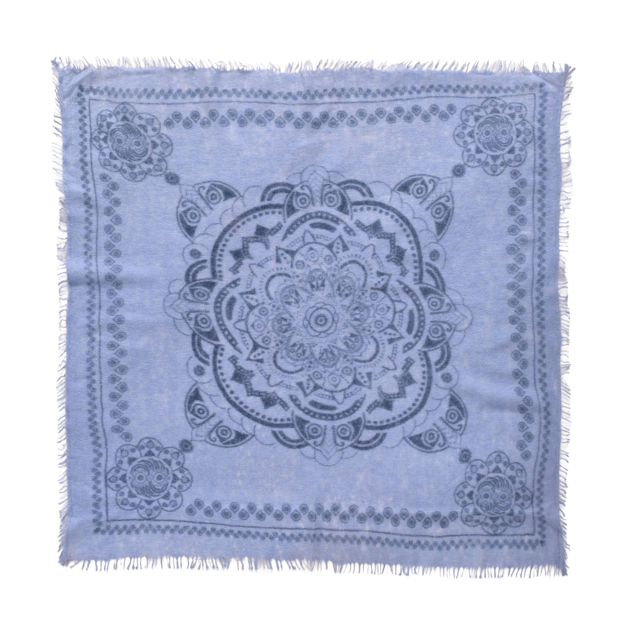 Cashmere Bandana Arctic Blue