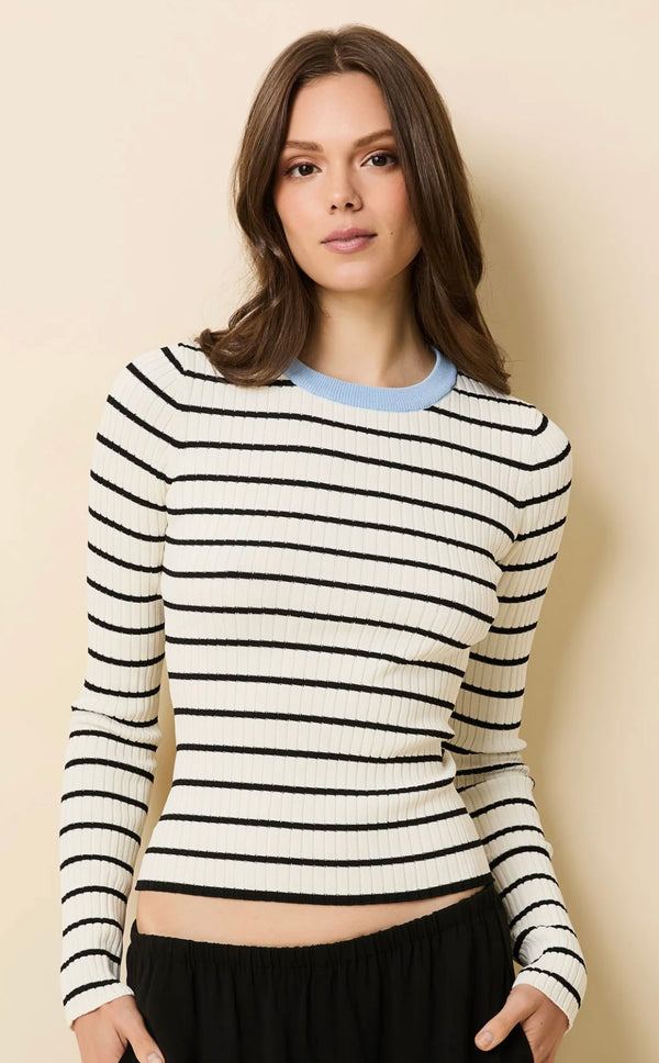 The Dora Pullover Brulé SOLID&STRIPED