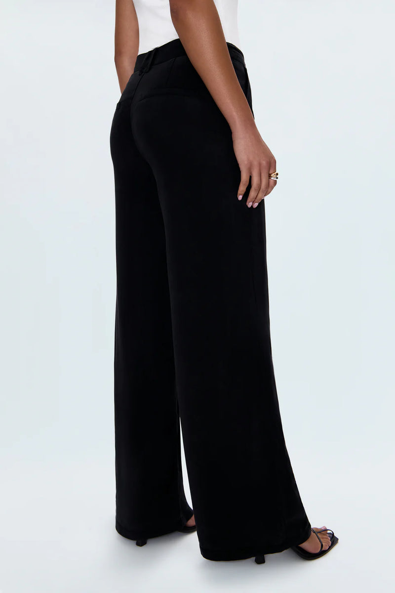 Jadyn Low Slung Palazzo Pants - Fade To Black PISTOLA