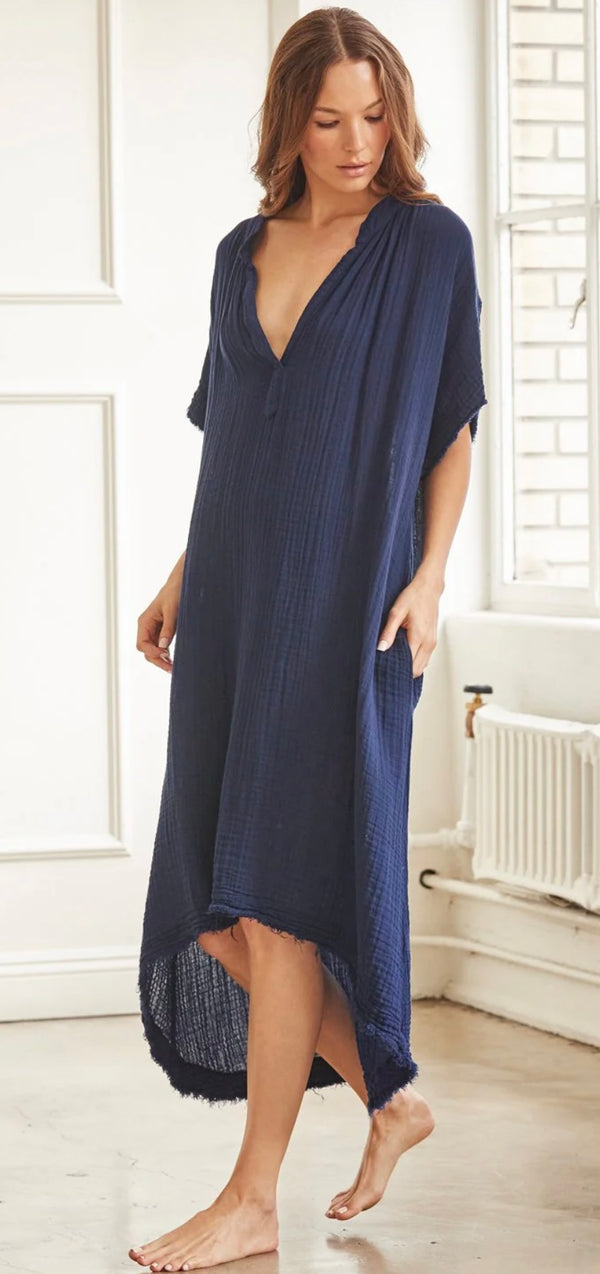 Tunisia Caftan Bleu Marine 9SEED