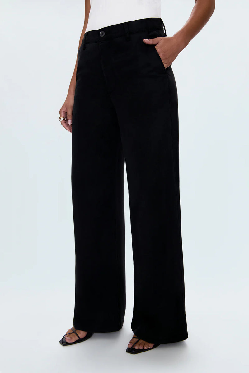 Jadyn Low Slung Palazzo Pants - Fade To Black PISTOLA