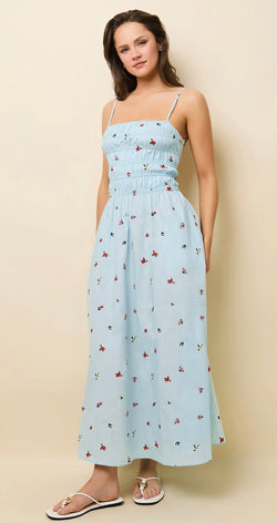 The Delta Sky Embroided Ditsy SOLID&STRIPED