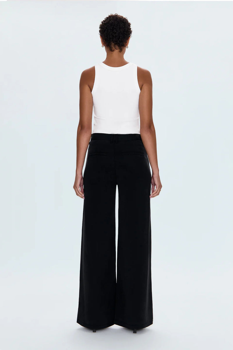 Jadyn Low Slung Palazzo Pants - Fade To Black PISTOLA