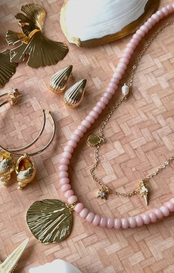 Pink Shell Necklace