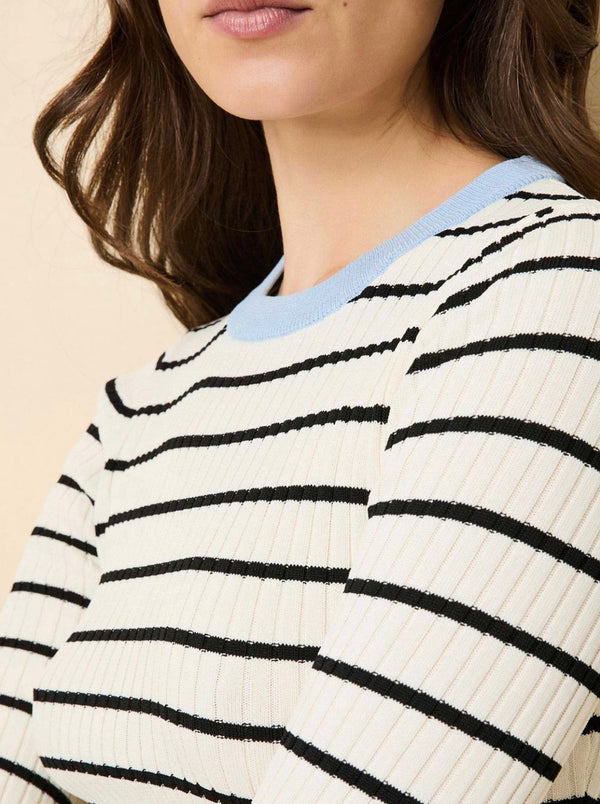 The Dora Pullover Brulé SOLID&STRIPED