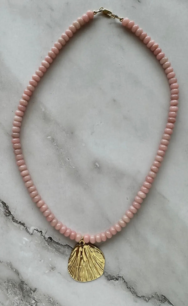 Pink Shell Necklace