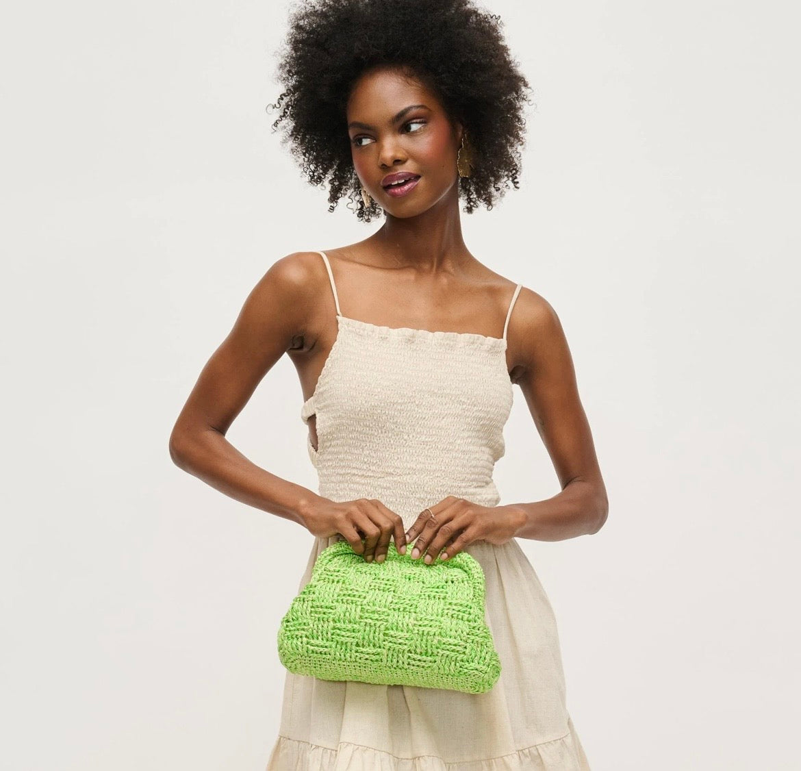Lime Annie Clutch URBAN EXPRESSIONS