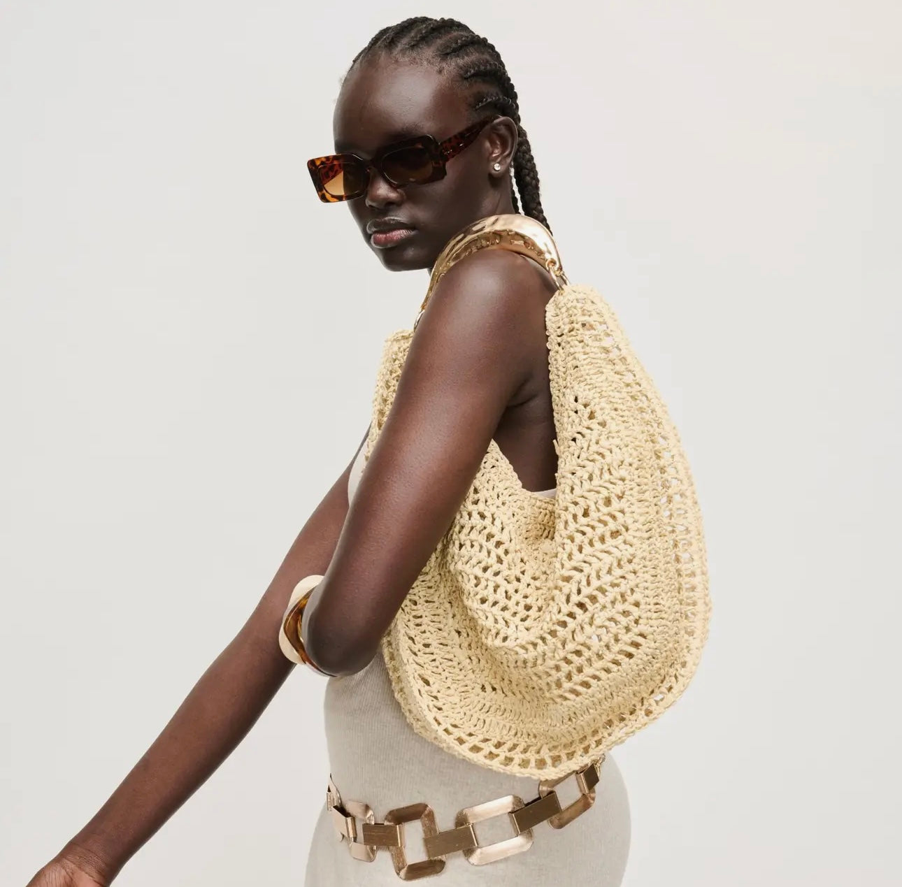 Camden - Goldie Hobo Ivory URBAN EXPRESSIONS