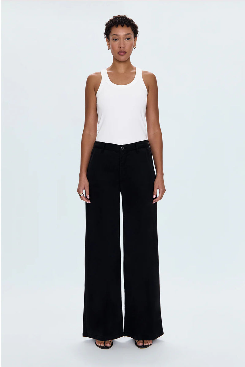 Jadyn Low Slung Palazzo Pants - Fade To Black PISTOLA