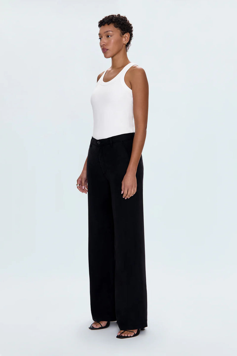 Jadyn Low Slung Palazzo Pants - Fade To Black PISTOLA