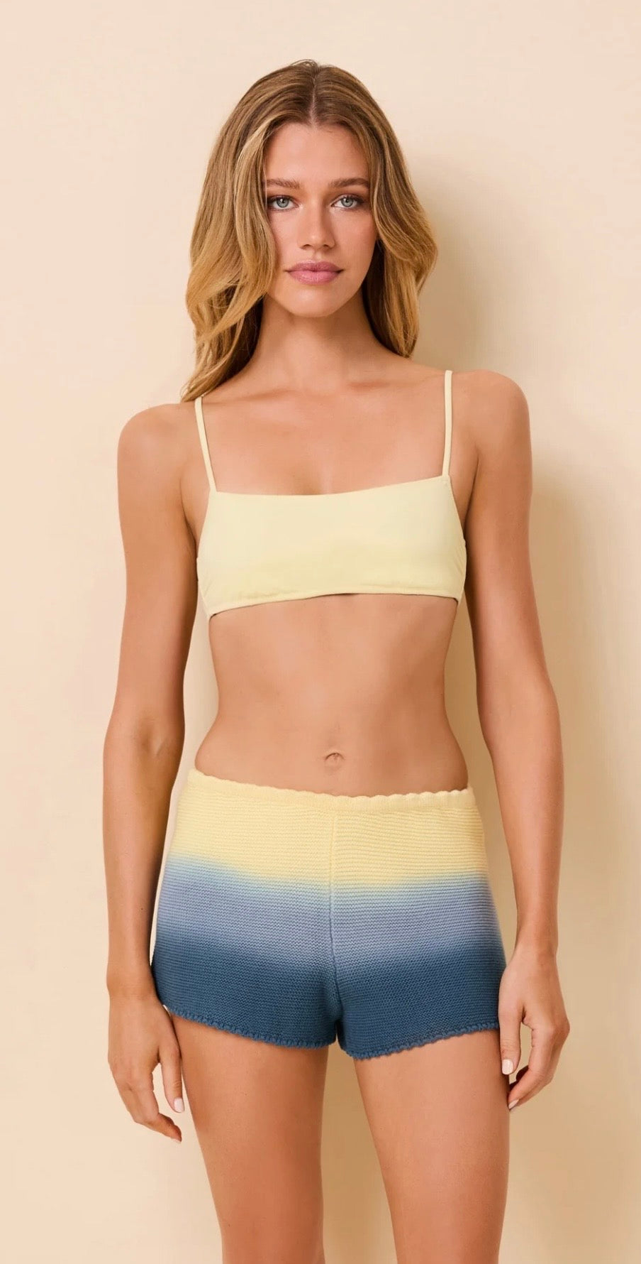 The Cleo Short Danish Butter SOLID&amp;STRIPED
