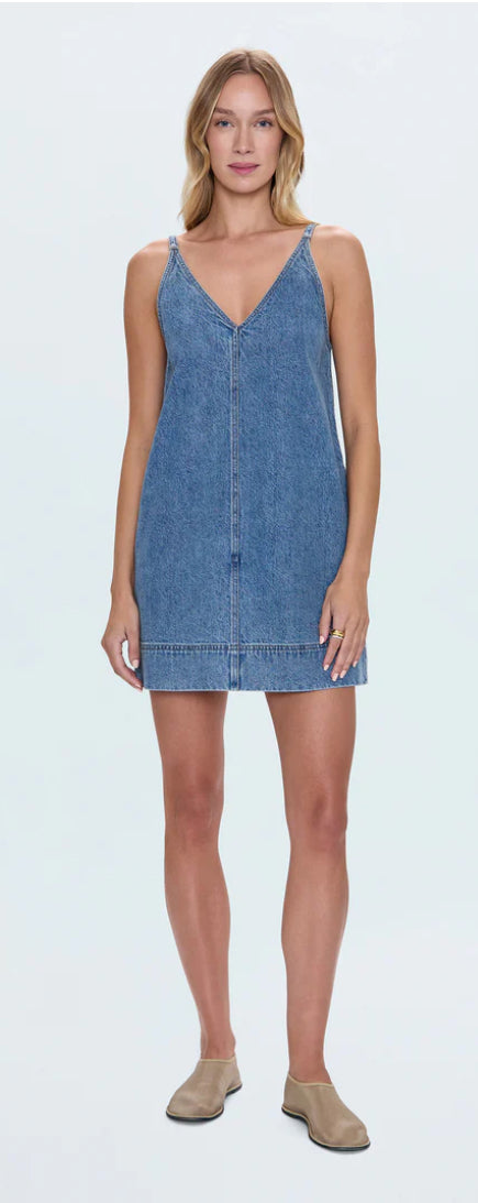 Tavi Pop Over Dress PISTOLA DENIM
