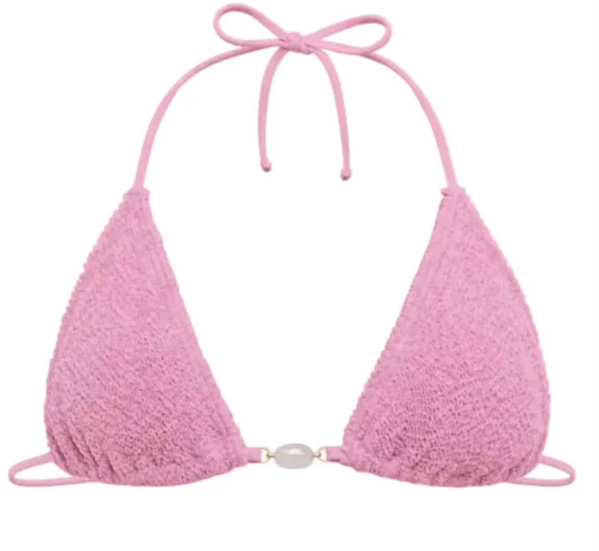 Alexandria Stone Triangle Bikini Baby Pink