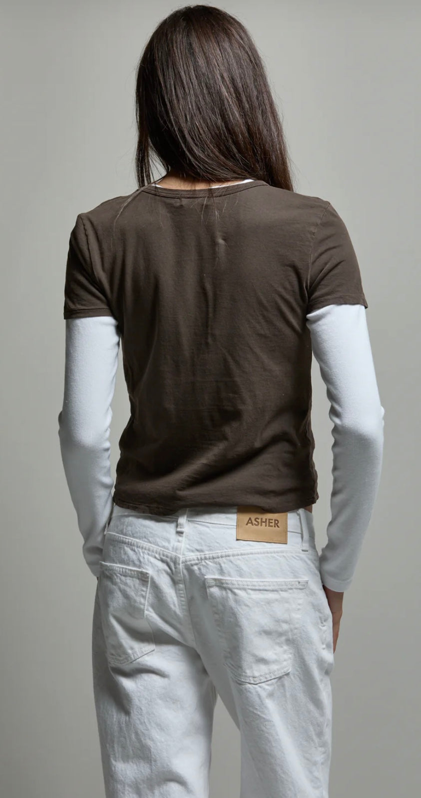 Noé Baby Tee Chocolate ASHER THE LABEL