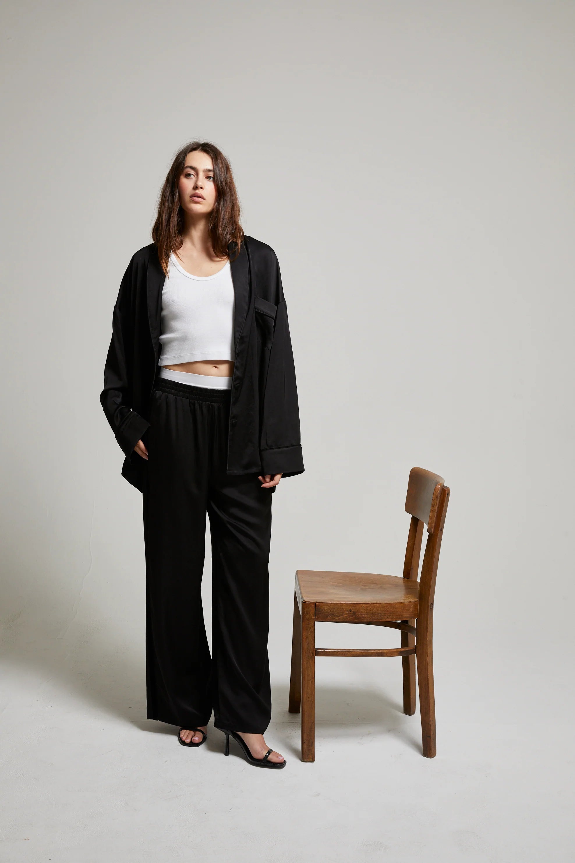 Tatum Tux Pants Noir ASHER THE LABEL