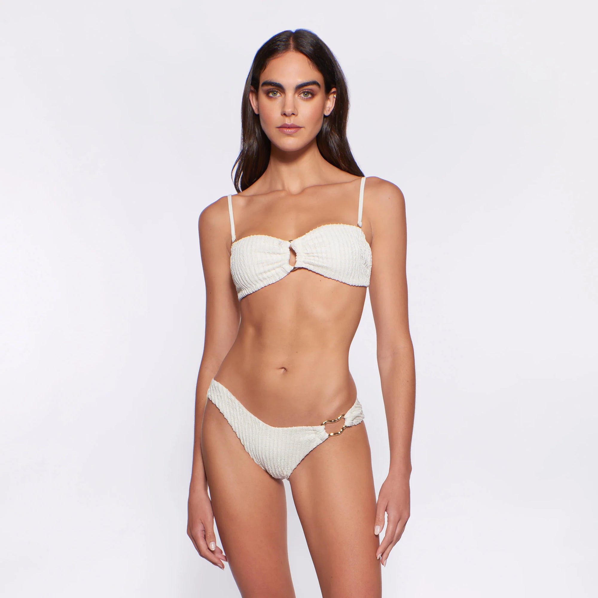 Talia Bikini Ivory Weave