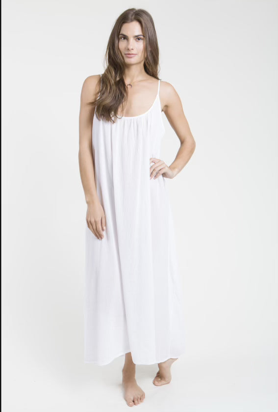 Tulum Maxi Dress White 9SEED