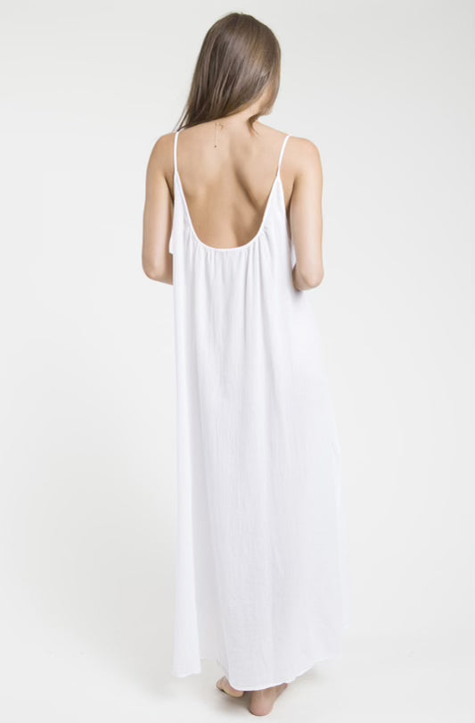 Tulum Maxi Dress White 9SEED