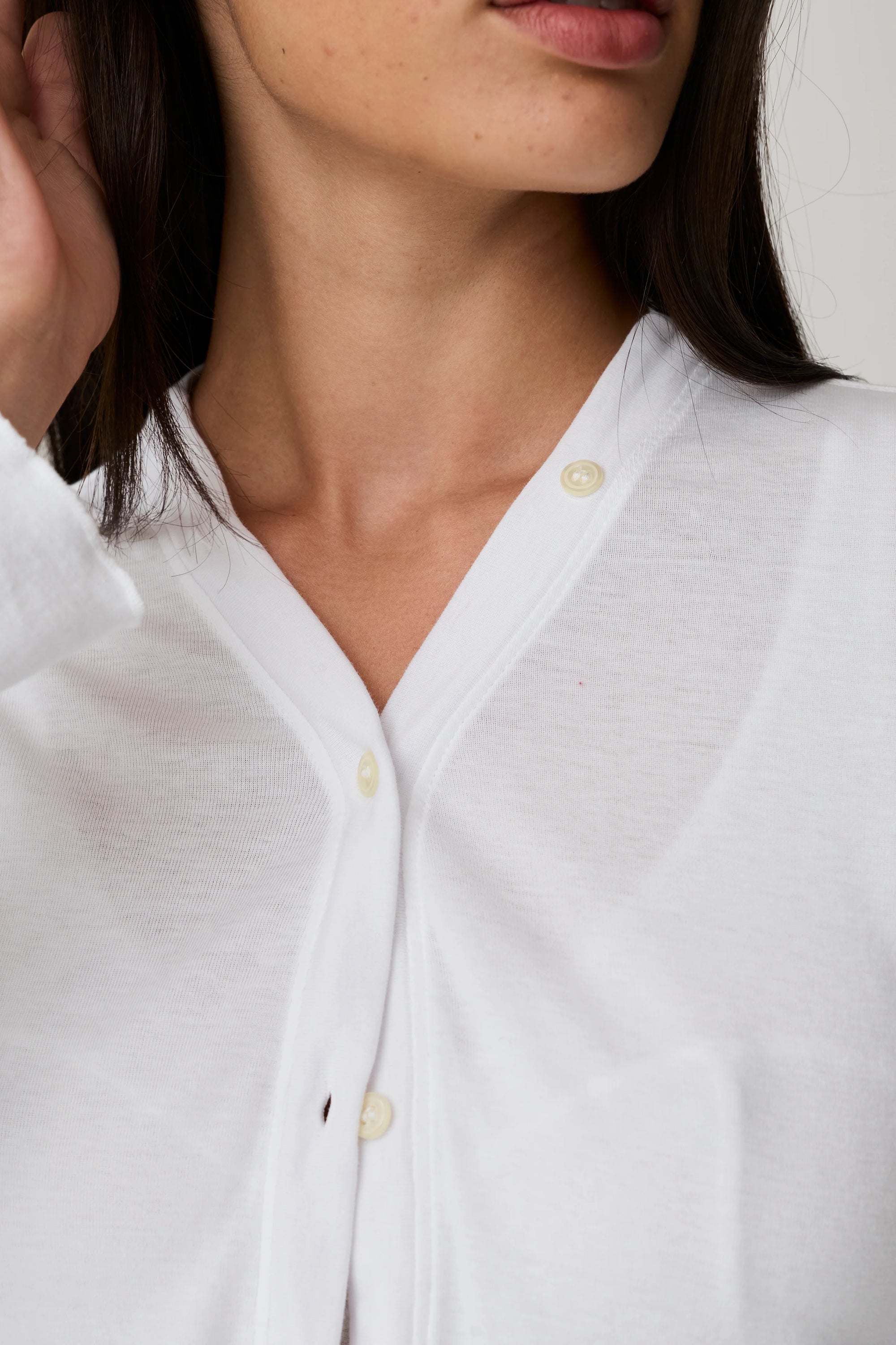 Chelsea Cardigan White ASHER THE LABEL