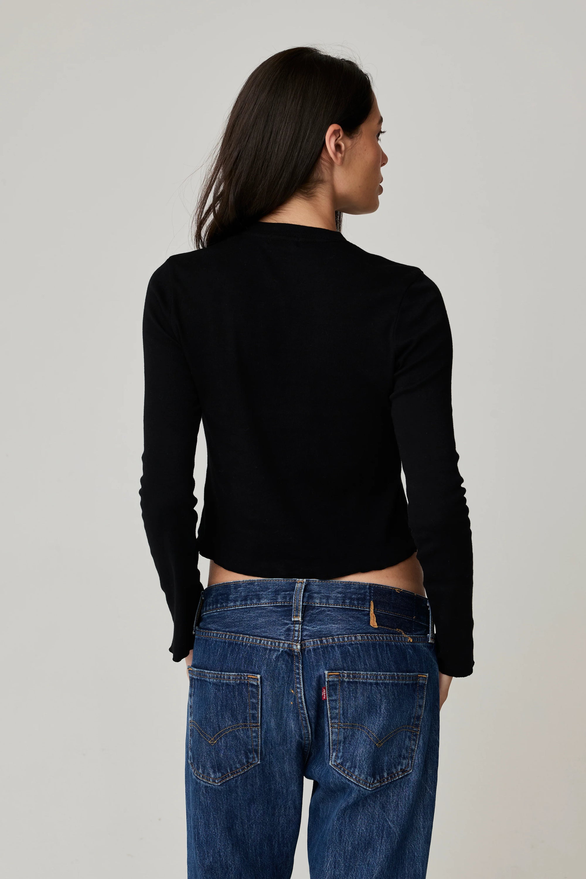 Chelsea Cardigan True Black ASHER THE LABEL