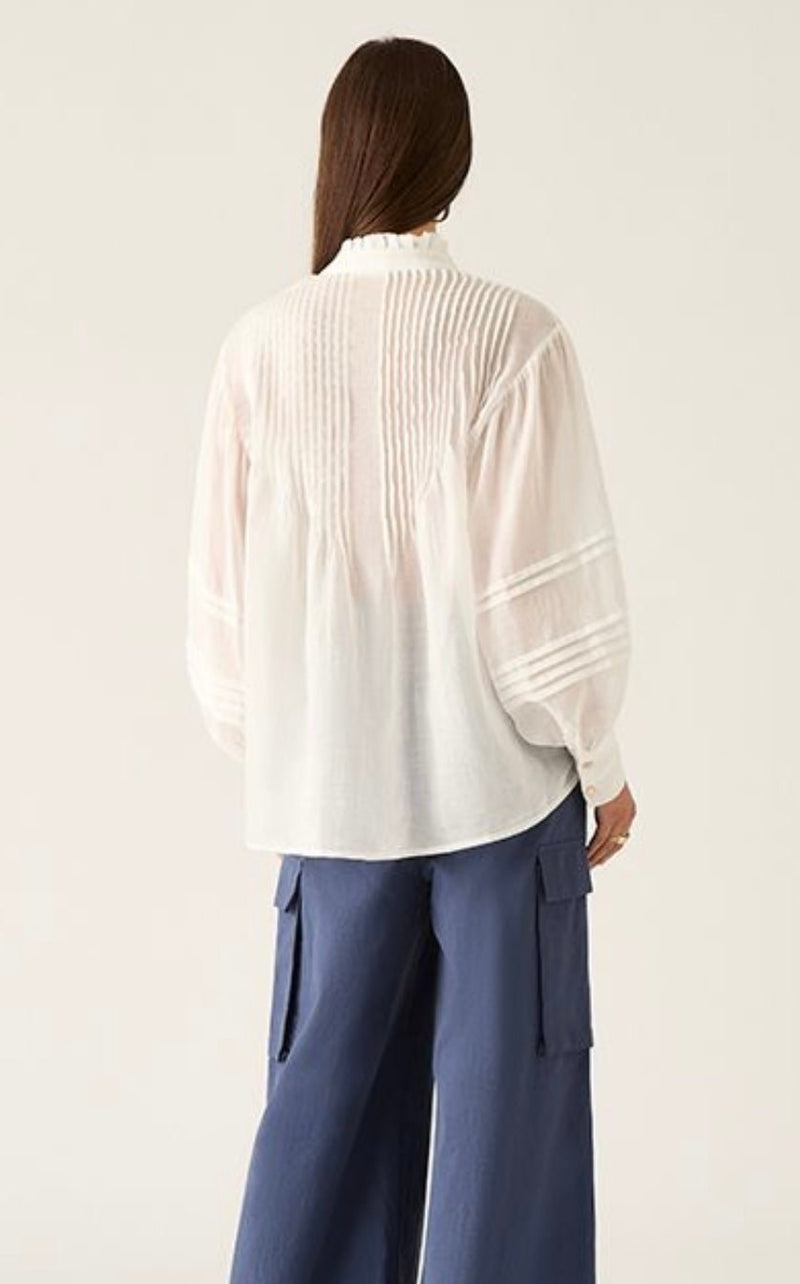 Aaliyah Blouse Bleu MOS THE LABEL - The Poolclub Monaco