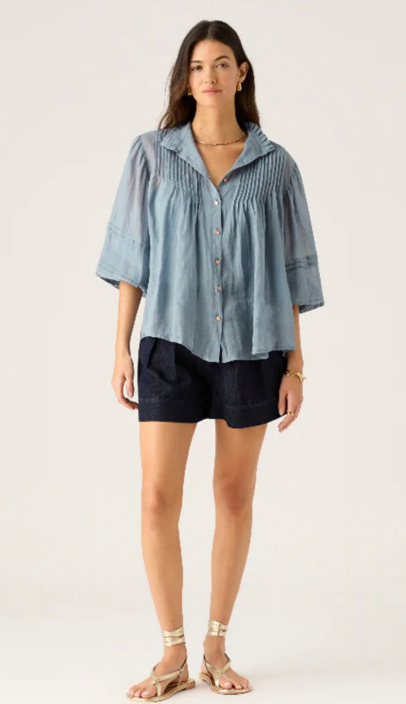 Aaliyah Blouse Ivory MOS THE LABEL - The Poolclub Monaco