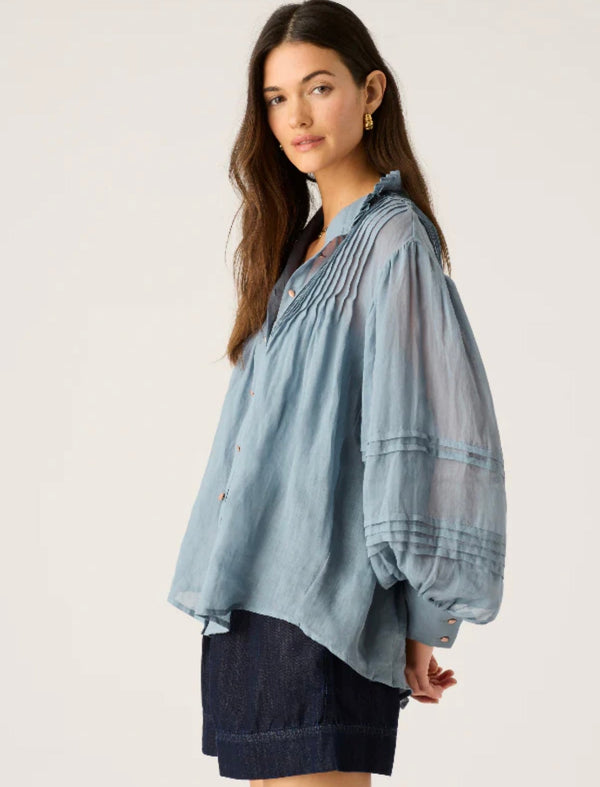 Aaliyah Blouse Ivory MOS THE LABEL - The Poolclub Monaco