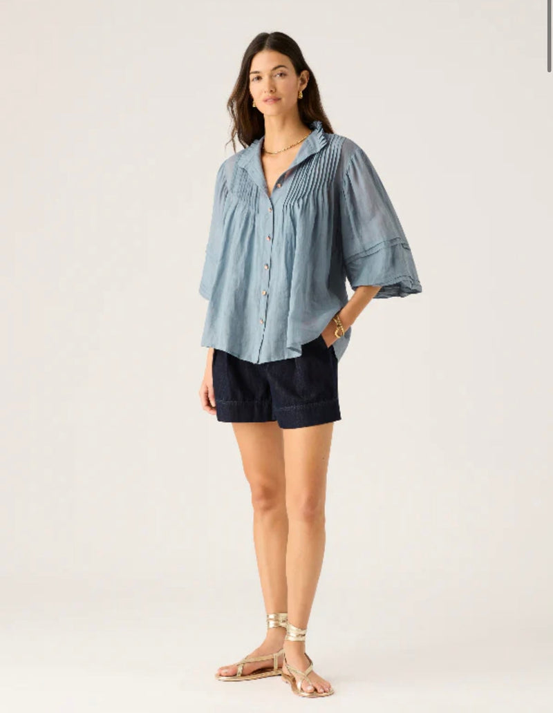 Aaliyah Blouse Ivory MOS THE LABEL - The Poolclub Monaco