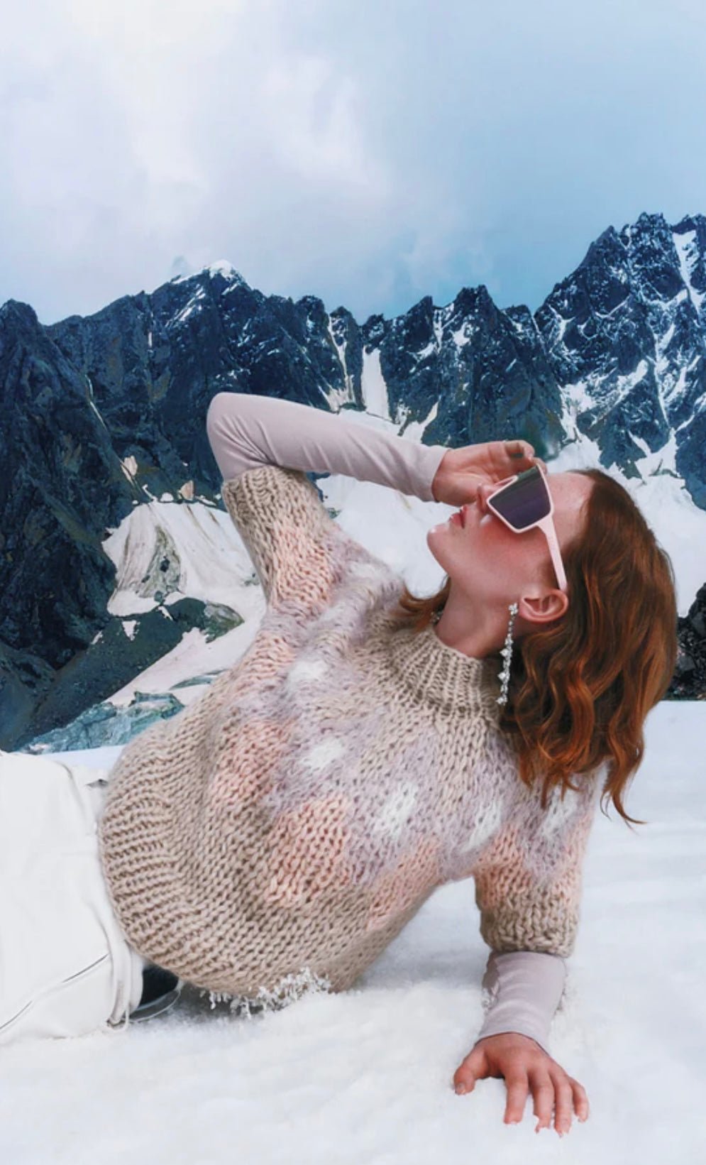 Alpaca Jaquard Pullover MAIAMI BERLIN - The Poolclub Monaco