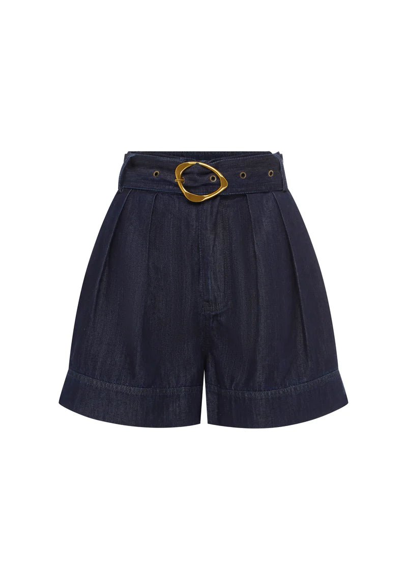 Ana Denim Shorts - The Poolclub Monaco