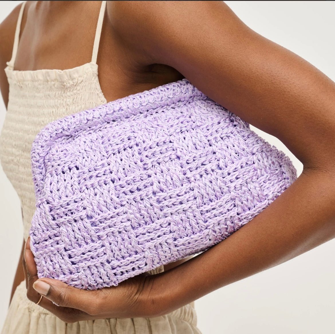 Annie Clutch Sweet Lavender - The Poolclub Monaco