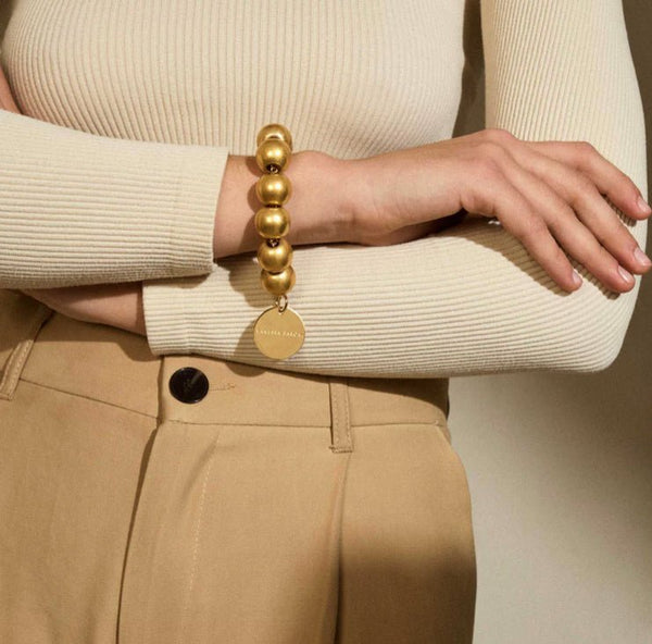 Beads Bracelet Vintage Gold VANESSA BARONI - The Poolclub Monaco