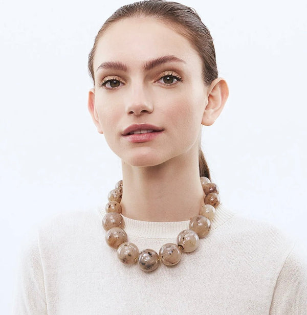 Beads Necklace Light Bernstein VANESSA BARONI - The Poolclub Monaco