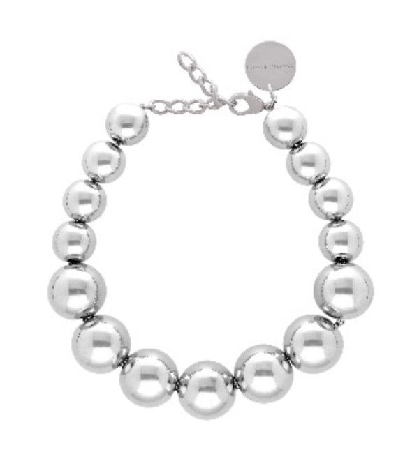 Beads Necklace Silver VANESSA BARONI - The Poolclub Monaco