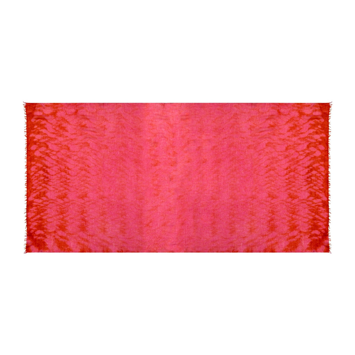 Cashmere Dip Dye Saline Pareo Hibiscus Flower: One size (100x200cm) - The Poolclub Monaco