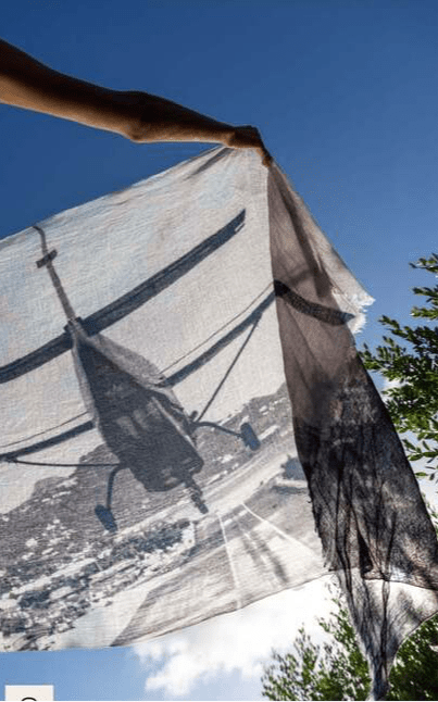 Cashmere "St Barth Landing" Saline Pareo MER ST. BARTH - The Poolclub Monaco