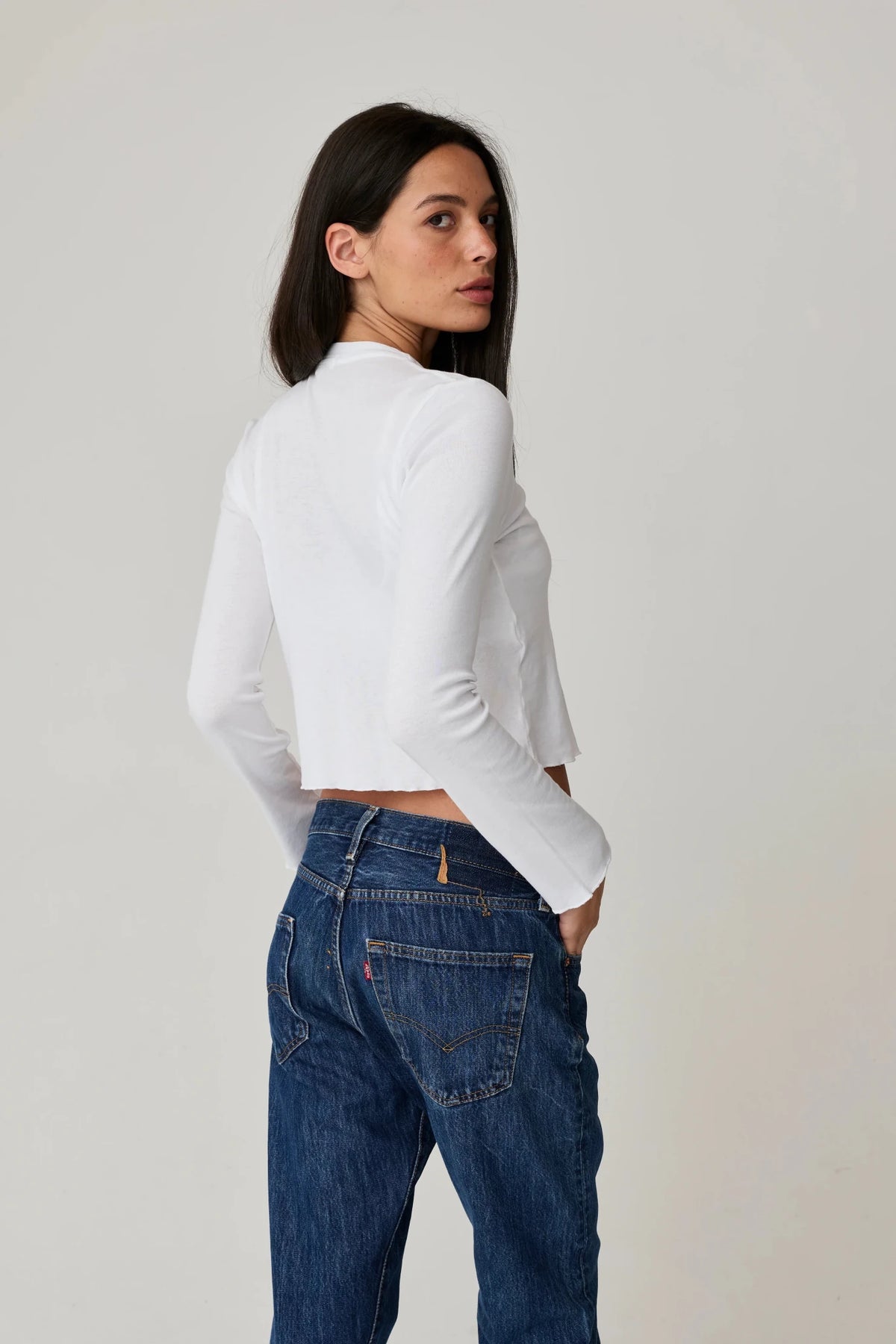 Chelsea Cardigan White ASHER THE LABEL - The Poolclub Monaco