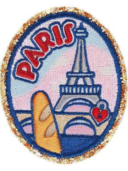Paris city patch with Eiffel Tower and bread design from Stoney Clover Lane City Patches collection