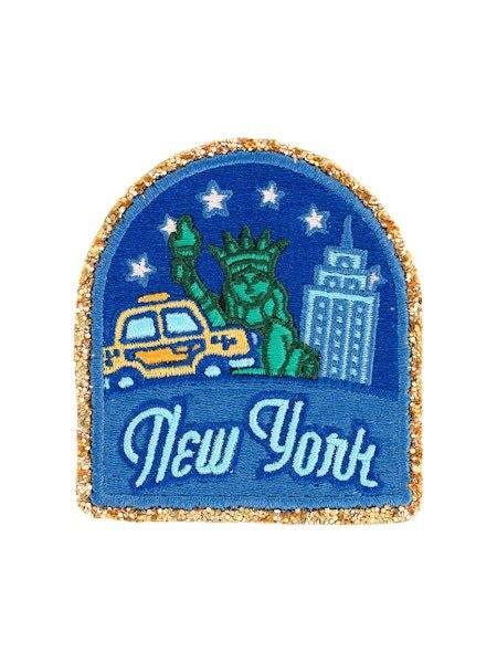 New York City patch with Statue of Liberty and taxi design from Stoney Clover Lane city patches collection