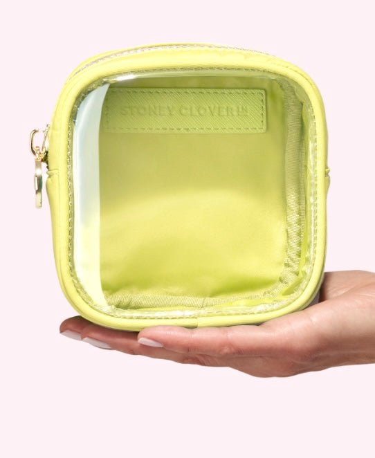 Clear Front Mini Pouch STONEY CLOVER - The Poolclub Monaco