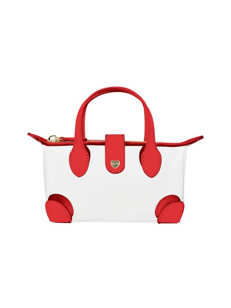 Clear Micro Pouchette Rouge STONEY CLOVER - The Poolclub Monaco