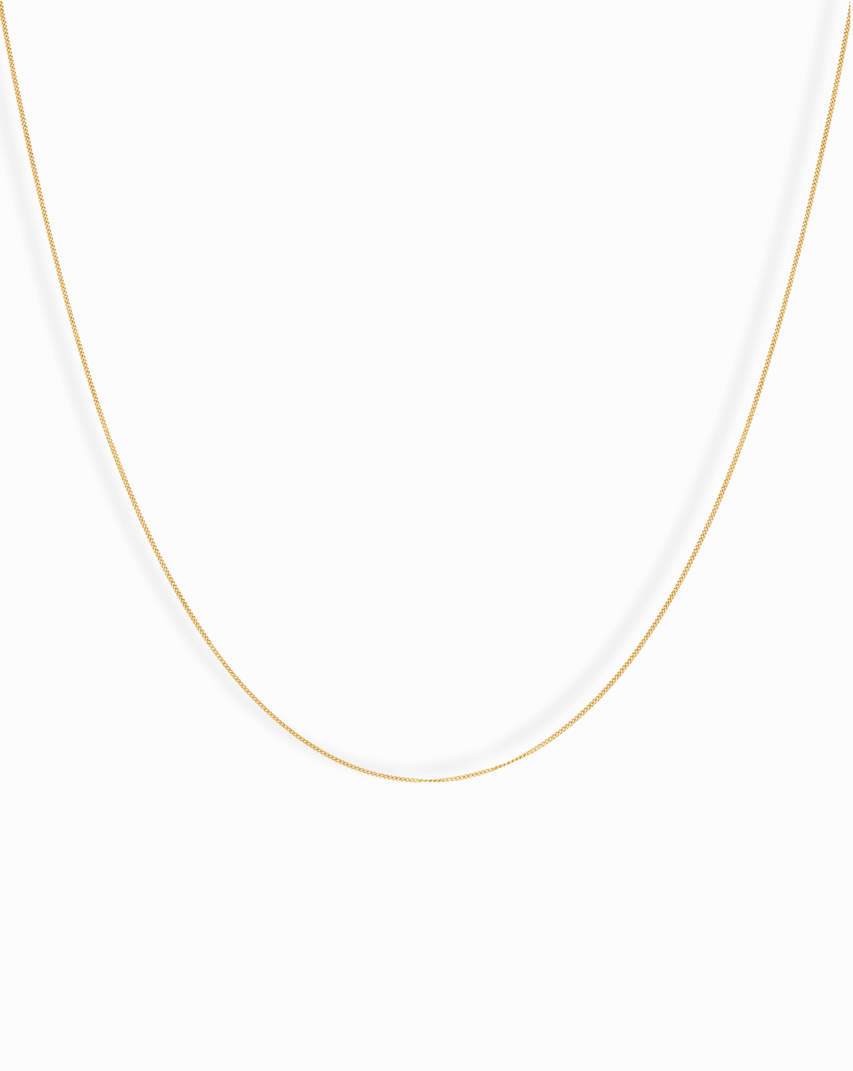 Curblink Gold Necklace - The Poolclub Monaco