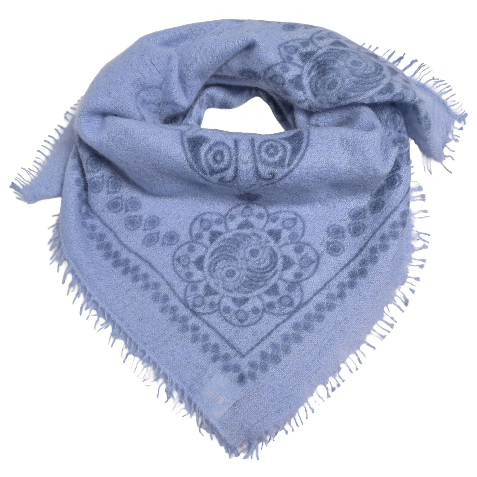 Cashmere Bandana Arctic Blue