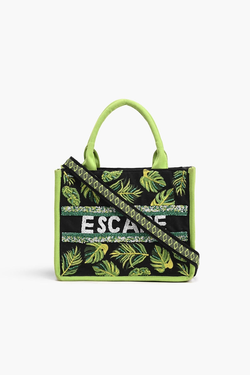 Escape Tote Green Safari AMERICA&BEYOND - The Poolclub Monaco