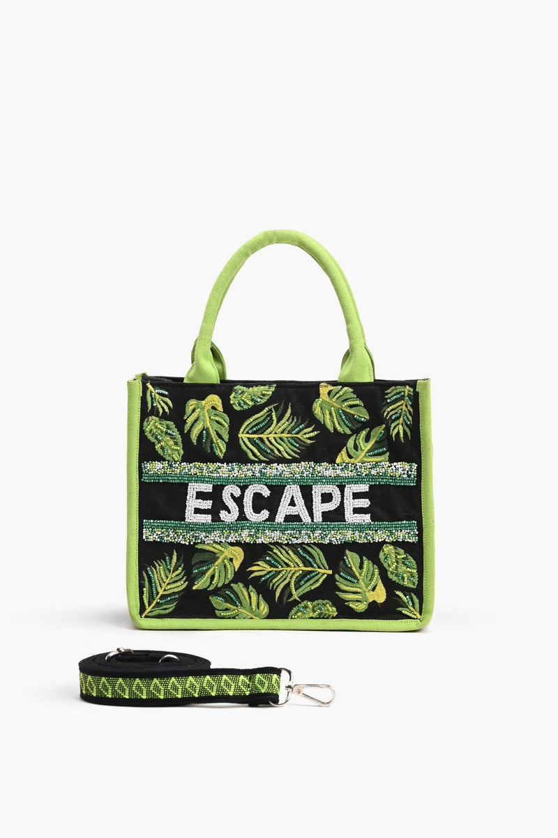 Escape Tote Green Safari AMERICA&BEYOND - The Poolclub Monaco