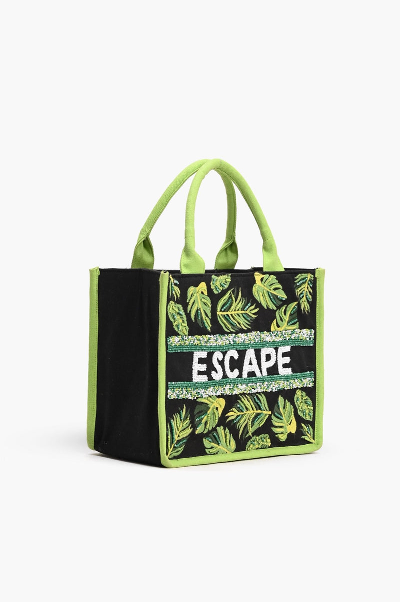 Escape Tote Green Safari AMERICA&BEYOND - The Poolclub Monaco