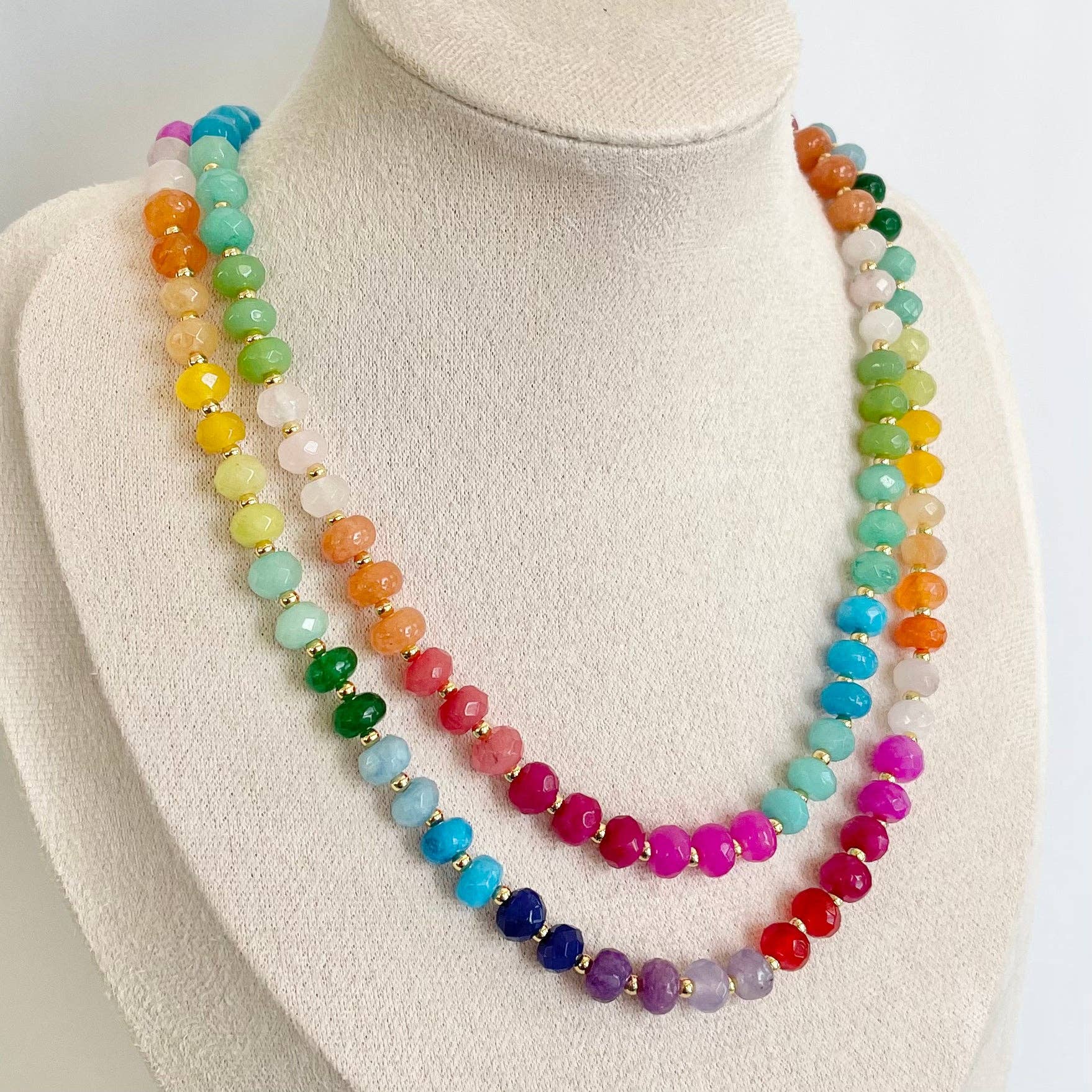 Gemstone Candy Necklace - Gwyneth - The Poolclub Monaco