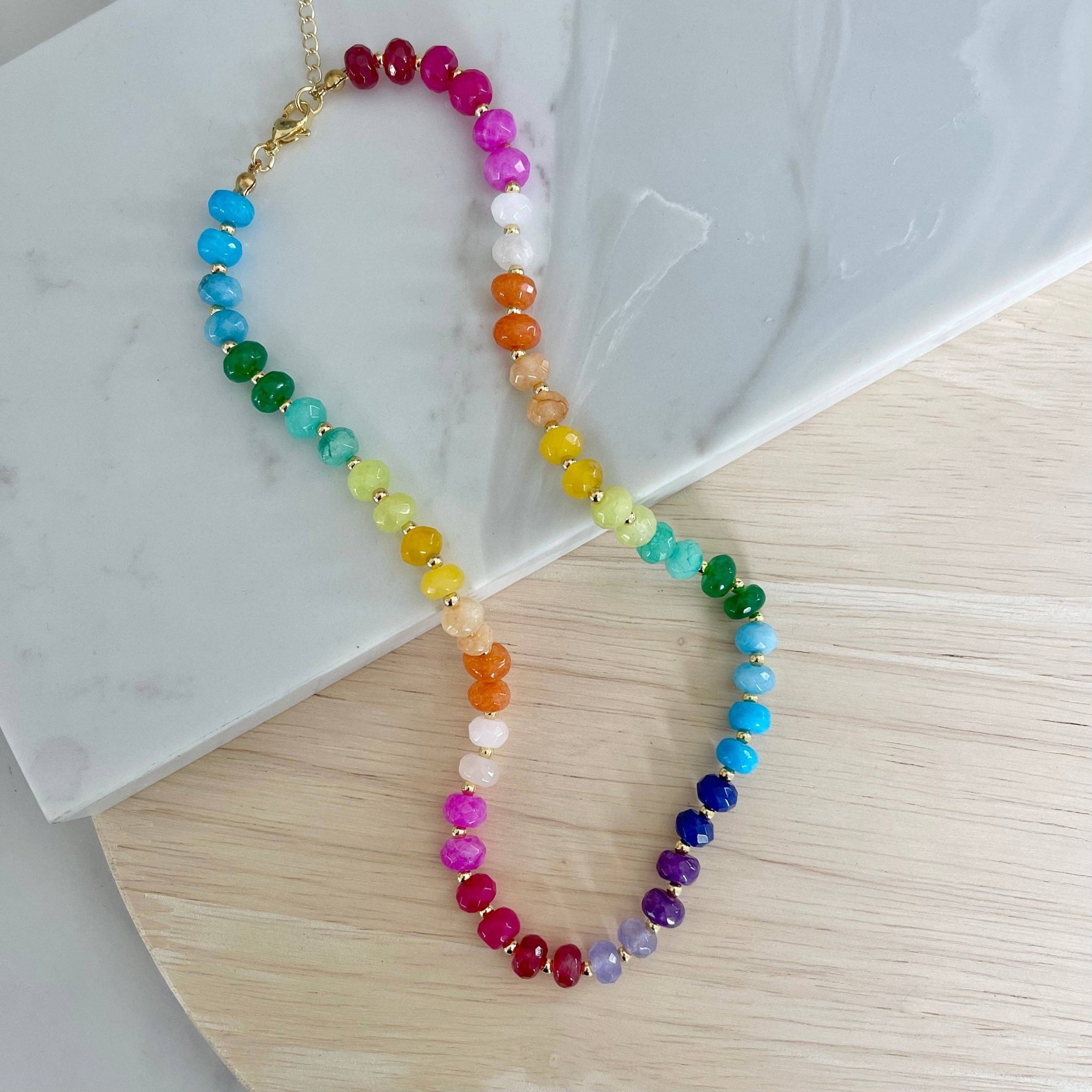 Gemstone Candy Necklace - Gwyneth - The Poolclub Monaco