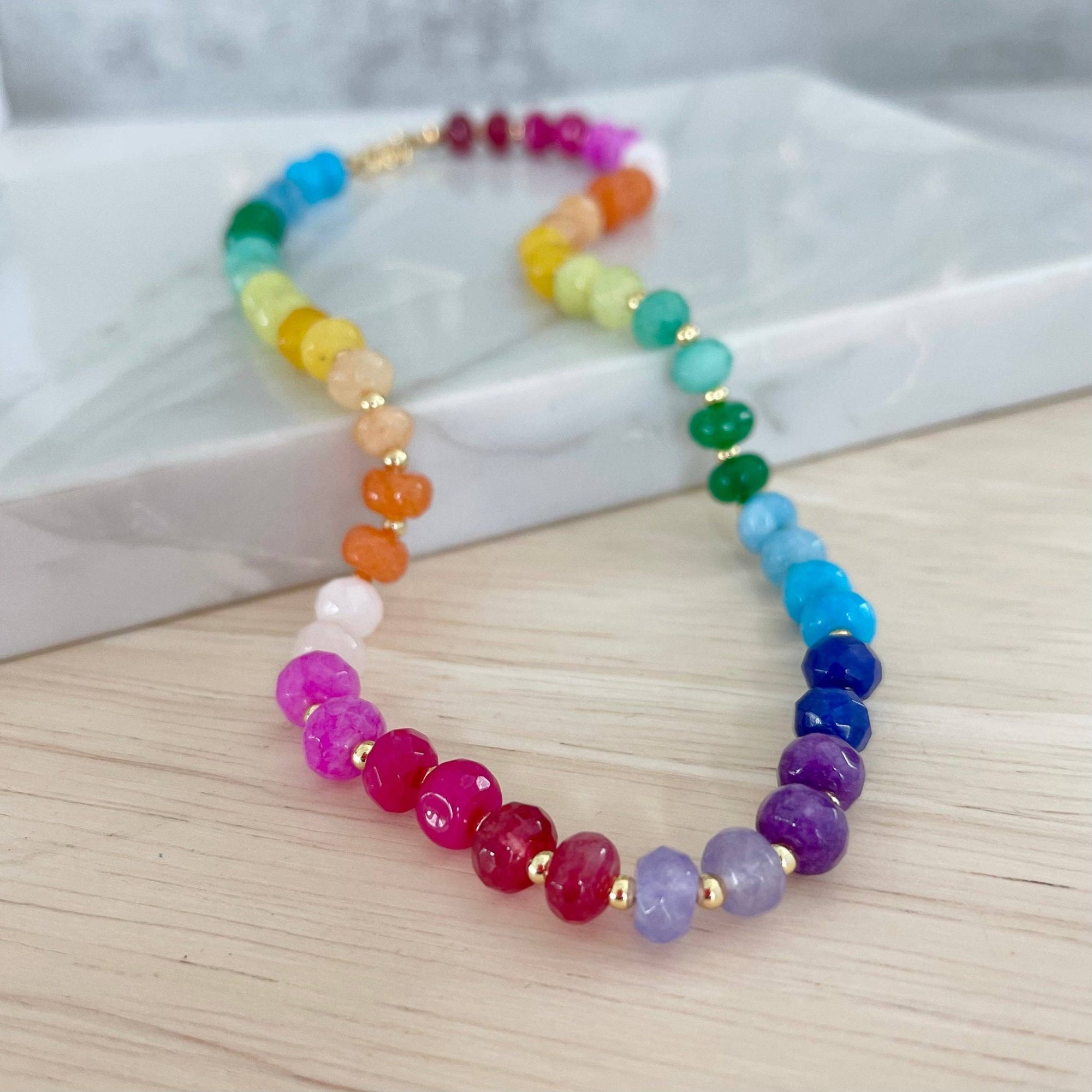 Gemstone Candy Necklace - Gwyneth - The Poolclub Monaco