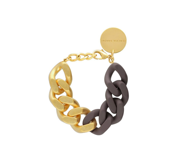 Great Bracelet Taupe&Gold VANESSA BARONI - The Poolclub Monaco